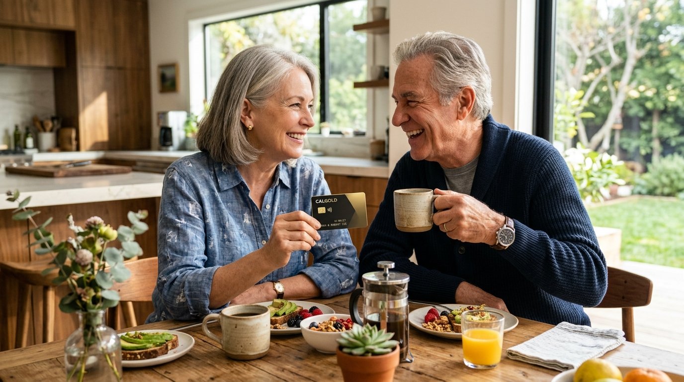 Smiling Firstwick members enjoying a relaxing morning at home
